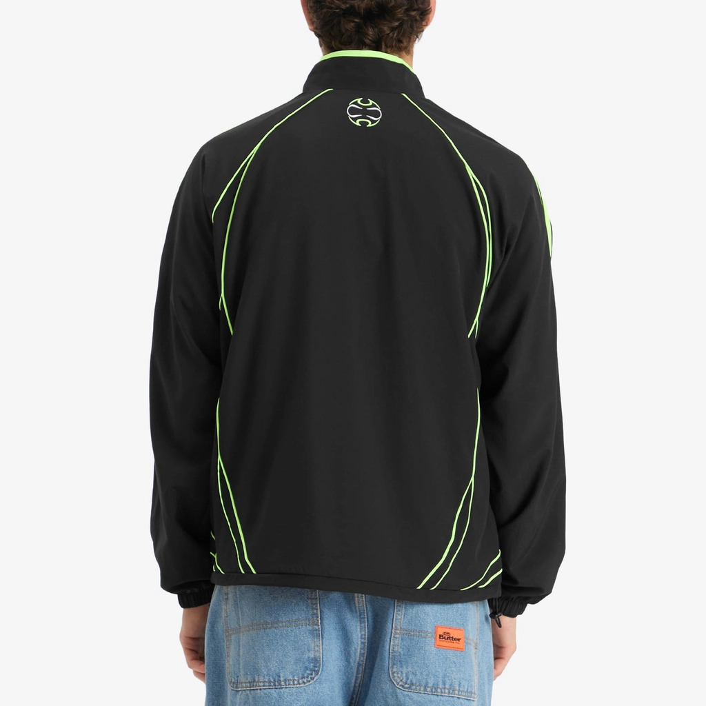 Adidas Originals Men's Teamgeist Track Top Black/Signal Green